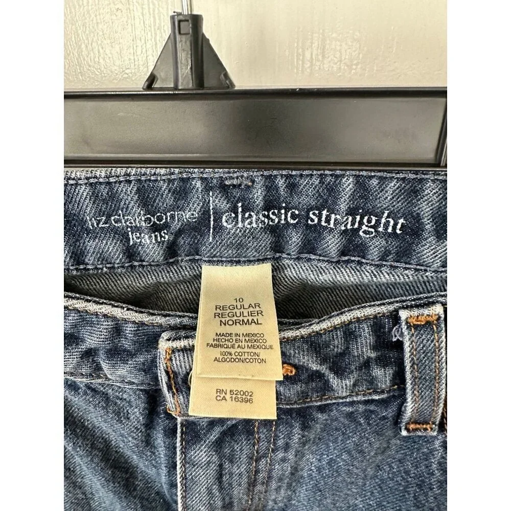 Liz Claiborne jeans, classic straight women’s size 10